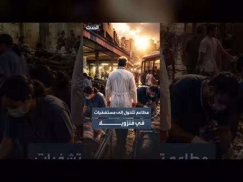 مطاعم ومحطات حافلات تتحول إلى مستشفيات ميدانية في فنزويلا