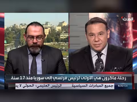 زيارة ماكرون لسوريا أول زيارة غربية منذ سقوط الأسد