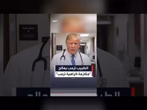 ترمب يروج لعلاج وهمي لمتلازمة كراهيته