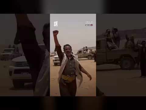 القبائل تسقط مسيرة حوثية فوق مطارح الكرامة