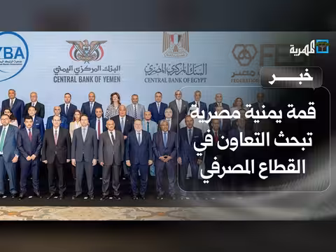 قمة يمنية مصرية تناقش التعاون المصرفي