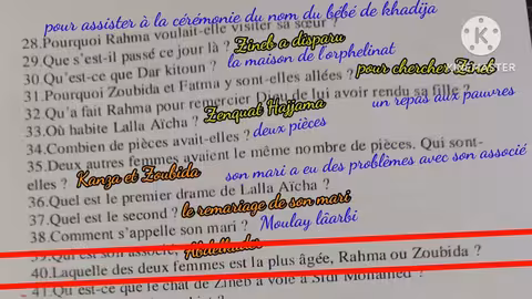 1bac la boîte à merveilles 90 سؤال وجواب يتكرر في الإمتحان question réponse مراجعة شاملة للرواية