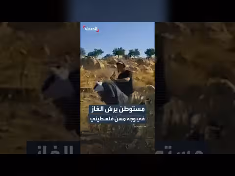 مستوطن يهاجم مسناً فلسطينياً في جنوب الخليل