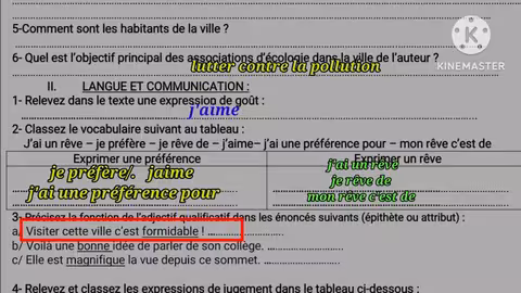 3ème année collège passerelle examen local تصحيح نموذج الإمتحان المحلي شرح مبسط جدا