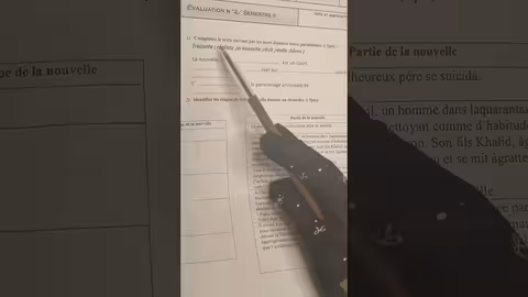 3ème année collège évaluation N2 2ème semestre الفرض التاني الدورة التانية la production écrite