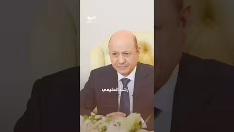 العليمي يحذر من تهديد الحوثيين للبحر الأحمر ويصفهم بالإرهابيين