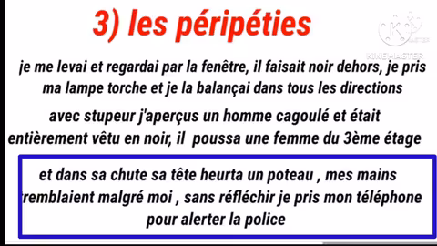3ème année collège passerelle page 125,126 le synopsis de la nouvelle policière activité: écrit