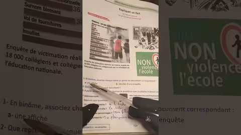 3ème année collège passerelle page 154,155 expliquer un fait activité: oral
