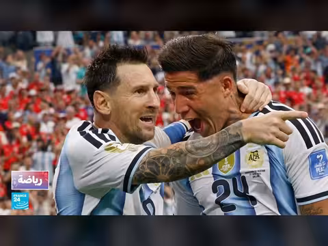 الجزائر تفوز على الأردن وميسي يقود الأرجنتين للدور 32