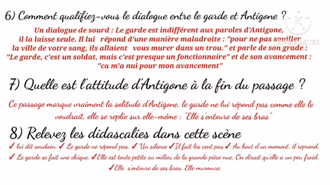 1bac الأولى باكالوريا antigone évaluation N1 الفرض الأول Antigone vs le garde 110/1