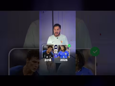 مقارنة بين منتخب فرنسا 2018 و2026