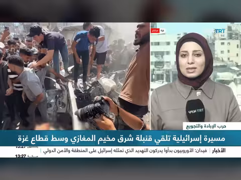 قصف إسرائيلي لخيام النازحين في خان يونس