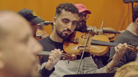 جانب من بروفات حفلة نغم في دبي