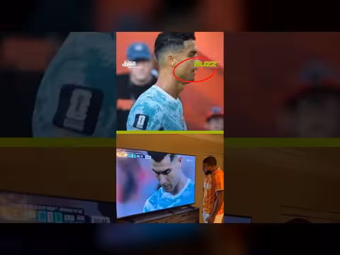 هل قال كريستيانو رونالدو بسم الله؟