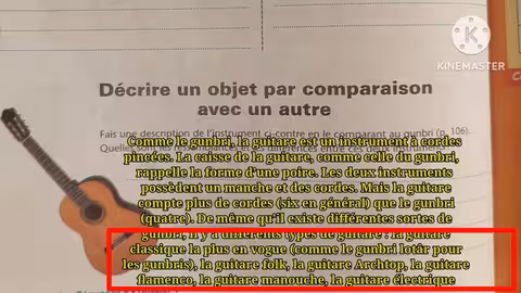 1ère année collège l heure de français page 112 caractériser des objets