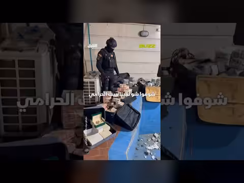 57 مليون دولار و27 كجم ذهب مخبأة في عبوات مياه
