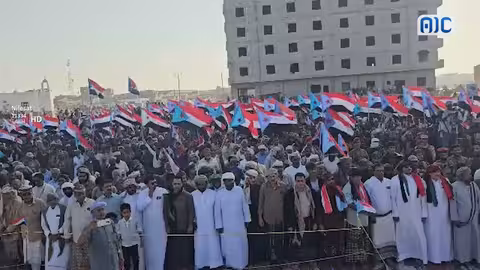 تظاهرات في المهرة لدعم القوات الجنوبية وإعلان دولة الجنوب العربي