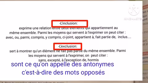 3ème année collège passerelle page: 122,123 l inclure et l exclure