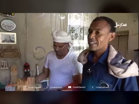 فنان يمني يحول المخلفات إلى لوحات فنية