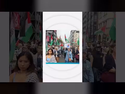 آلاف يشاركون مسيرة داعمة لفلسطين في برلين