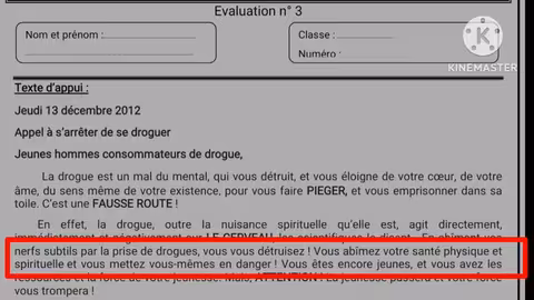 3ème année collège parcours évaluation N3 semestre 1 الفرض الثالث الدورة الأولى