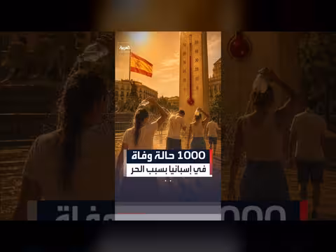 أكثر من 1000 حالة وفاة في إسبانيا بسبب موجة الحر في يونيو