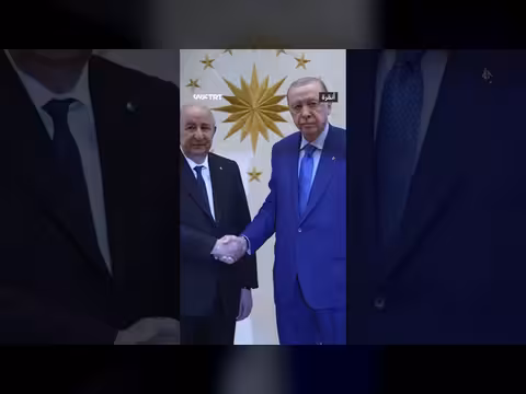 أردوغان يستقبل تبون بمراسم رسمية