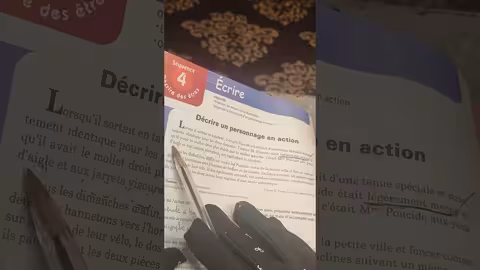 1ère année collège l heure de français page 100 décrire un personnage en action