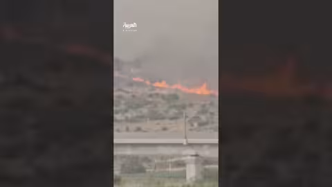 حرائق ضخمة وتل أبيب تستغيث
