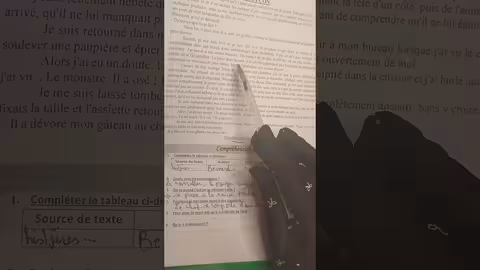 3ème année collège évaluation N1 2ème semestre الفرض الأول الدورة التانية compréhension et langue