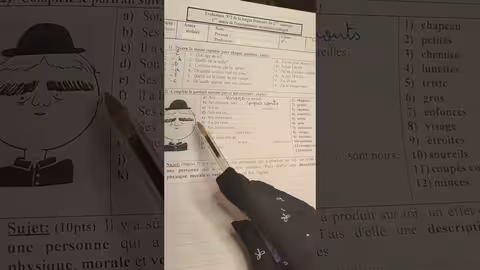 1ère année collège évaluation N2 la production écrite la description الفرض التاني الدورة التانية