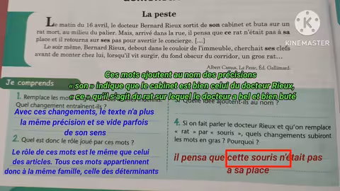 1ère année collège l heure de français page 96,97 l adjectif possessif et l adjectif démonstratif