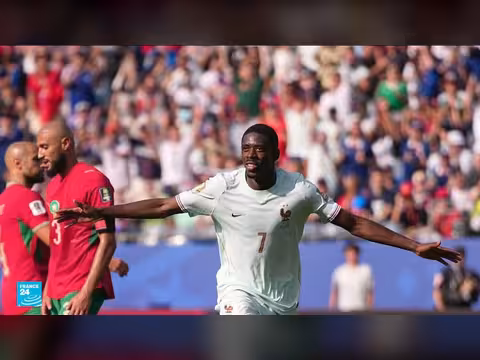 فرنسا تتقدم إلى نصف النهائي بعد فوزها على المغرب