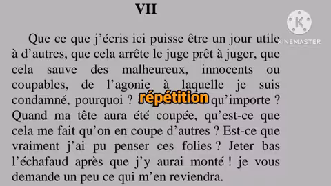 1bac le dernier jour d un condamné lecture (chapitre 7 et 8) les figures de style شرح مبسط جدا