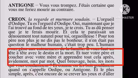 1bac Antigone la scène 12 page: 64_97 Antigone vs Créon قراءة جميع المشاهد