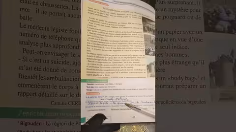 3ème année collège passerelle page 156,157 la mystérieuse victime au musée Bigouden